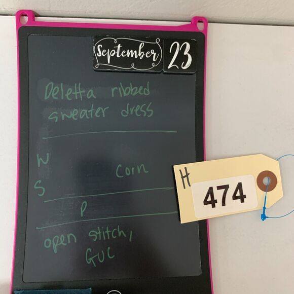 Deletta Sweater Dress Womens S Small Ribbed Deep V Neck High Low Split Hem - Picture 13 of 14